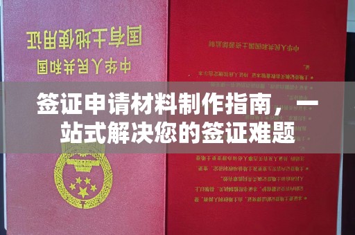 埌东签证申请材料制作指南，一站式解决您的签证难题