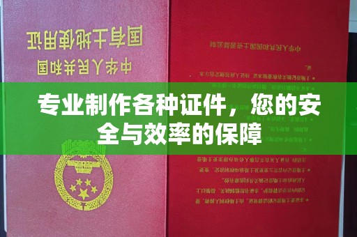 埌东专业制作各种证件，您的安全与效率的保障